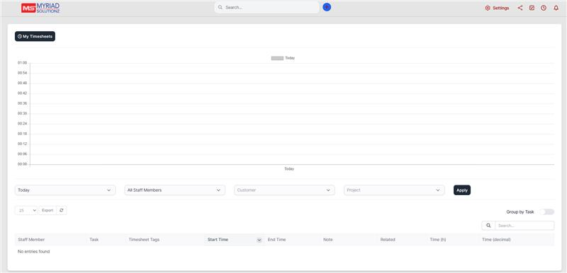 Timesheet & Attendance Tracker